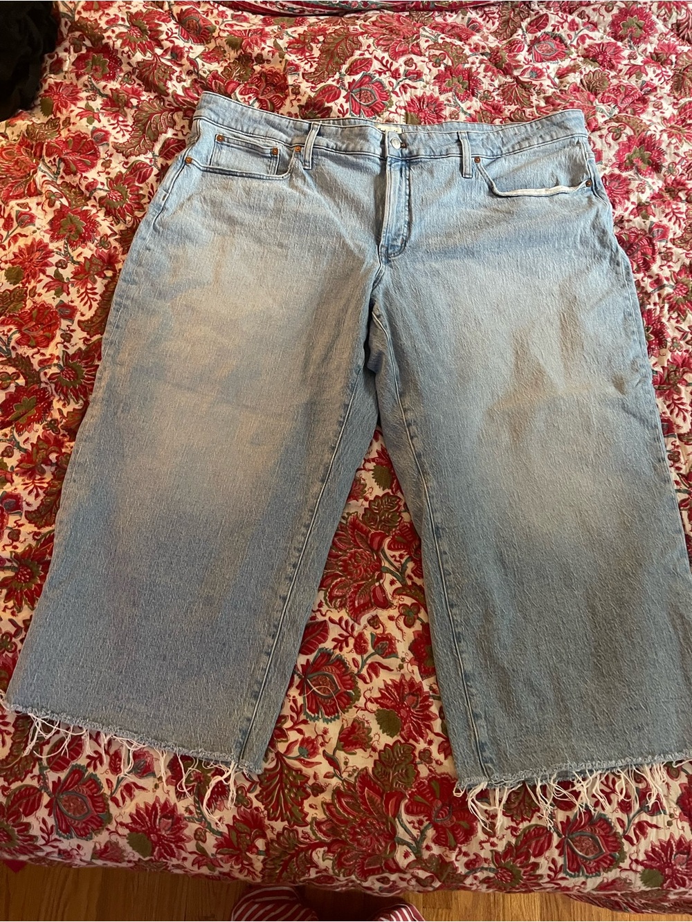 Madewell Perfect Vintage Wide Leg Crop Jean